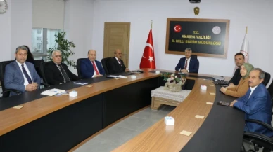 Amasya'da eğitim-öğretim çalışmaları istişare edildi