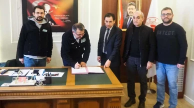 Amasya'da sığır cinsi hayvanlar kimliklendiriliyor