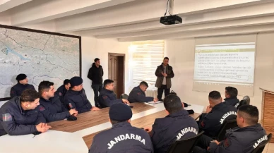 Amasya Orman Bölge Müdürlüğü'nden Jandarma Komutanlığı'na eğitim