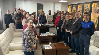 Başkan Özyol'a yılbaşı tebriki