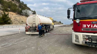 D100 korkutan tanker yangını