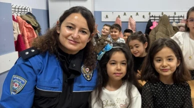 Emniyet güçleri Şehit kızı Özbakış'ı yalnız bırakmadı