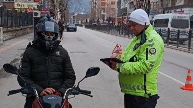 Emniyetten kask denetimi