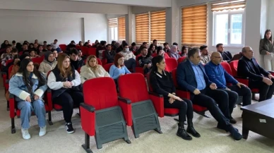 Gümüşhacıköy MYO'da söyleşi