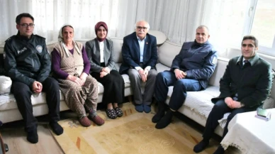 Güneş'ten şehit ve gazi ailelerine ziyaret