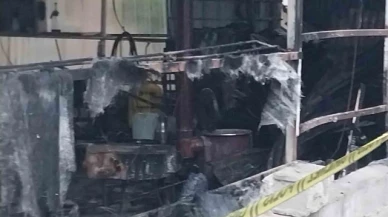 İş yerinde uyuyan genç yanarak hayatını kaybetti