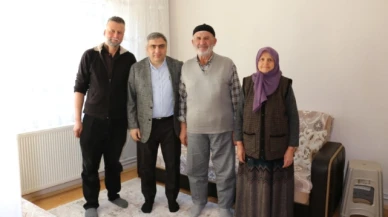 Karaaslan'dan şehit ve gazi ailelerine ziyaret