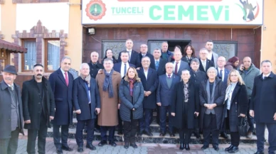 Karagöz CHP'li Milletvekilleri ile birlikte Tunceli'de
