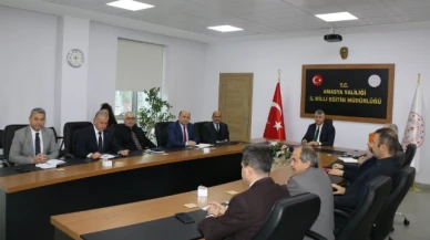 Katipoğlu başkanlığında Birim Amirleri toplandı