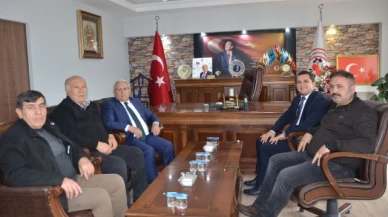 Kaymakam Kartal'dan Başkan Şahin'e veda ziyareti