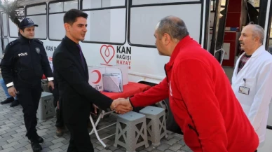 Kaymakam Kartal'dan Kan bağışı