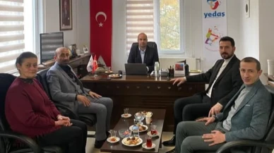 Keleş ve yönetiminden YEDAŞ ve Havalimanına ziyaret
