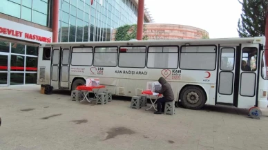 Merzifon'da kan bağışı kampanyası