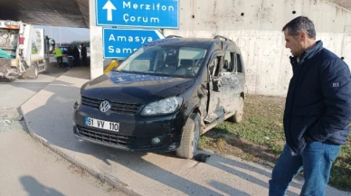 Merzifon'da kaza: 3 yaralı