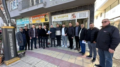 Merzifon Gençlerinden Başkan Sarıipek'e hayırlı olsun ziyareti