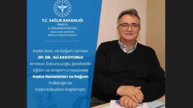 Op. Dr. Ali Akkoyunlu hasta kabulüne başladı