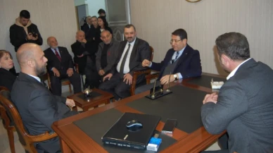 Şahin, Madeni Eşya Sanatkarları Esnaf Odası’nı ziyaret etti