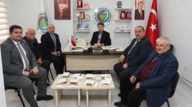 Vali Bakan, Öztürk ve yönetimi ile bir araya geldi