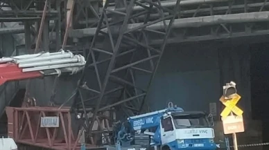 Vinç işçilerin üzerine devrildi; 1 ölü, 1 yaralı
