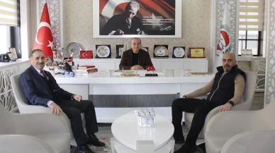 Başkan Kırlangıç Misafirlerini Ağırladı