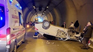 Tünelde kaza: 7 yaralı
