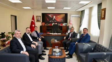 Yeni Müdür Ercan'a hayırlı olsun ziyareti