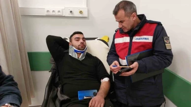 Kazadan 9 saat sonra fark edilerek hastaneye kaldırıldı