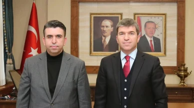 Vali Bakan, Kaymakam Eren’i Makamında Ağırladı