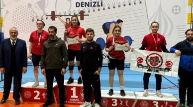 Şampiyon Zehranur Aslan'dan Türkiye Rekoru!