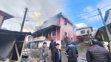 Baca yangını evi küle çevirdi