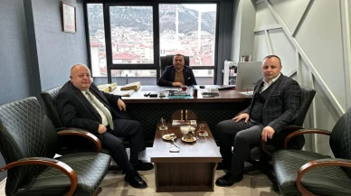 Başkan Sevindi'den Meslektaşına Destek Ziyareti