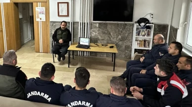 Kargı'da Jandarmalara Yangın Söndürme Eğitimi