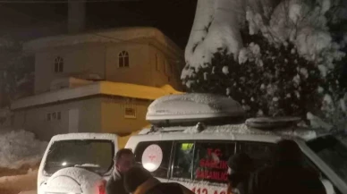 Ekipler 85 yaşındaki hasta için seferber oldu