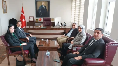 Kaymakamlardan Göynücek Kaymakamı Demirgül’e Ziyaret