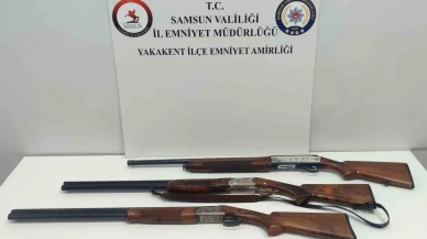 Tüfekle yasak avlanan 2 kişi yakalandı