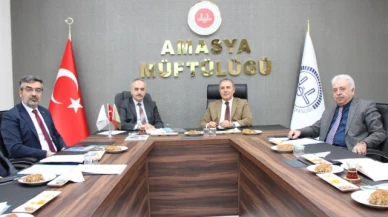 Açan'dan Amasya Müftülüğü'ne ziyaret