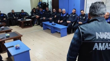 Amasya Belediyesi personeline "Narkorehber eğitimi"