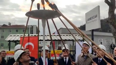 Doğalgazın ilk ateşini Adalet Bakanı Tunç yaktı
