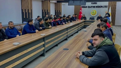 Kargı’da Orman Yangınlarıyla Mücadele Konulu Hizmet İçi Eğitim Düzenlendi