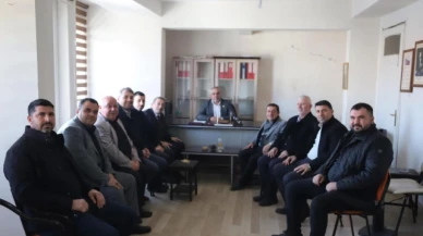 Kooperatif'ten Muhtarlar derneğine hayırlı olsun ziyareti