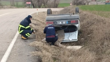Merzifon’da kaza: 1 Yaralı !