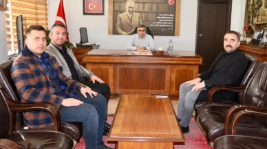 Merzifon Gençlerinden Karaaslan'a geçmiş olsun ziyareti