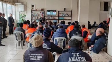 Narkotik Şube'den Amasya Belediyesi'ne Uyuşturucu ile Mücadele semineri