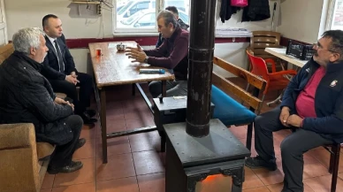 Sevindi özel halk otobüsü şoförlerini ziyaret etti