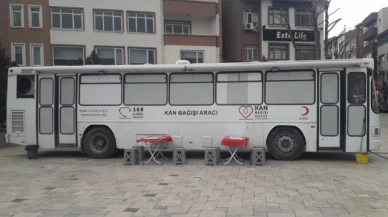 Türk Kızılay'ı Merzifon'da bağışçılarını bekliyor