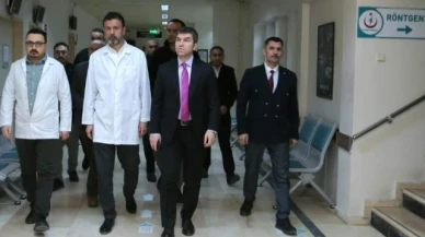 Vali Bakan, Eğitim ve Araştırma Hastanesi'nde inceleme yaptı