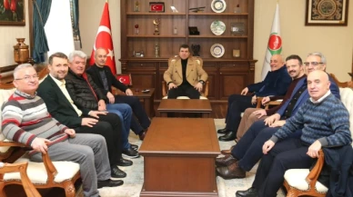 Vali Bakan ziyaretçilerini ağırladı