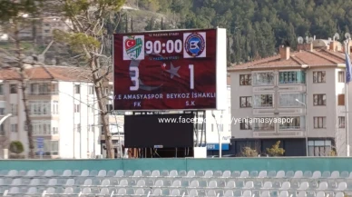 Amasyaspor geriden gelerek 3 puanın sahibi oldu