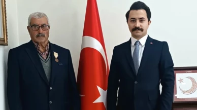 Kore Gazisi Arslan’dan Kaymakam Demirgül’e Ziyaret