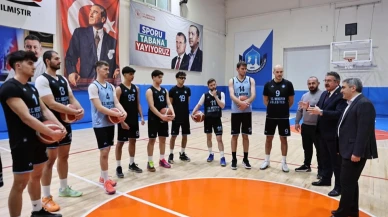 Karaaslan ve Kargı'dan Basketbol Takımı'na ziyaret